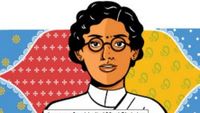 गूगल द्वारा अनसूया साराभाई के सम्मान में डूडल