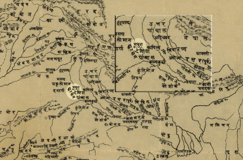 mathura map