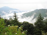 चैल, हिमाचल प्रदेश का एक दृश्य