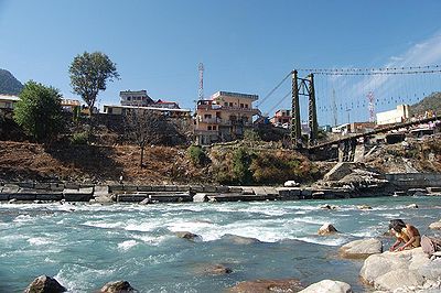 उत्तरकाशी का एक दृश्य