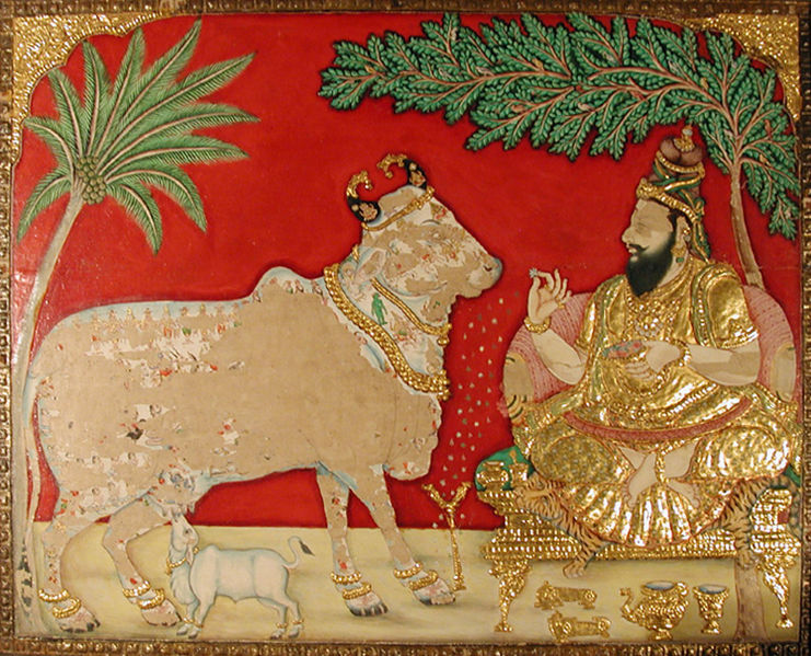 चित्र:Kamadhenu-And-Brahmin.jpg