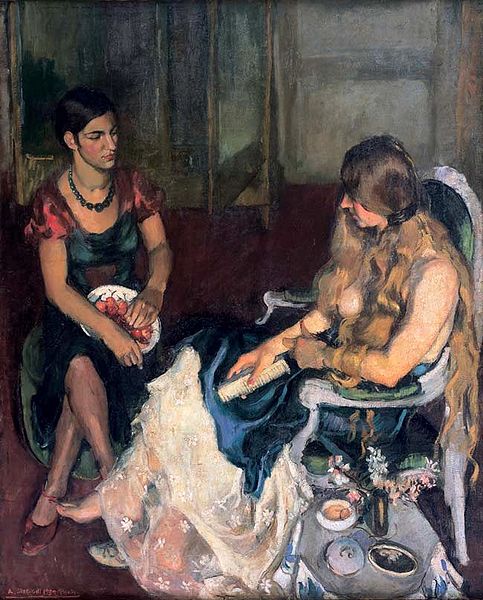 चित्र:Young Girls, 1932, by Amrita Sher-Gil.jpg