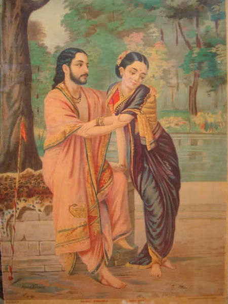 चित्र:Arjuna-And-Subhadra.jpg