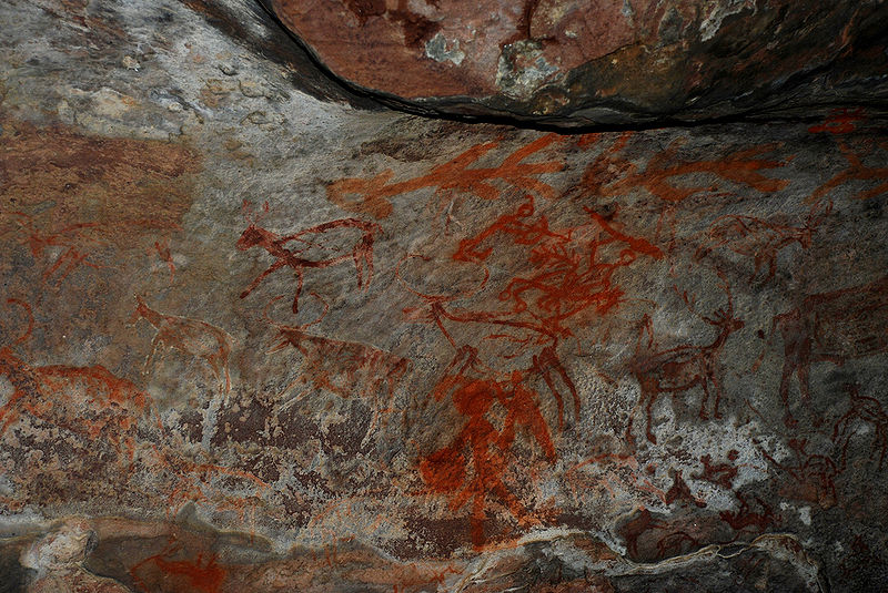 चित्र:Bhimbetka-Caves-1.jpg