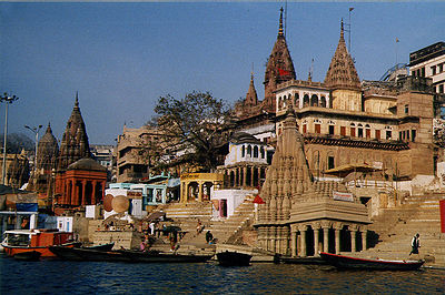 मणिकार्णिका घाट और सिंधिंया घाट, वाराणसी