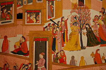 श्रीकृष्ण और सत्यभामा, राष्ट्रीय संग्रहालय, दिल्ली