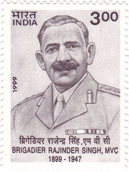 चित्र:Brigadier-Rajinder-Singh-Stamp.jpg
