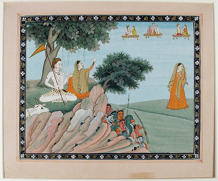चित्र:Shiva-And-Parvati.jpg