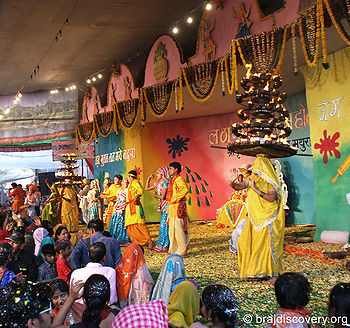 चरकुला नृत्य, कृष्ण जन्मभूमि, मथुरा