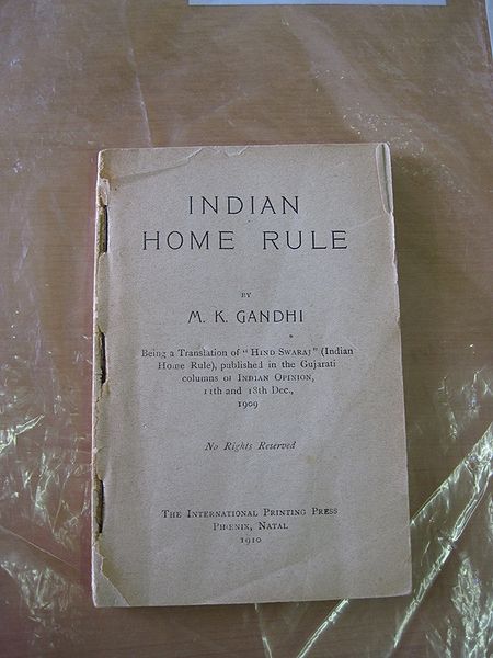 चित्र:Gandhi-Home-Rule-First-Edition-1909.jpg