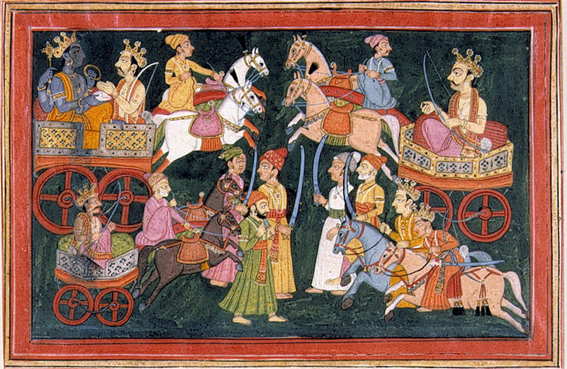 चित्र:Vishnu-In-A-Chariot-With-Arjuna.jpg