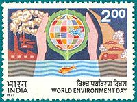 डाक टिकटों में विश्व पर्यावरण दिवस